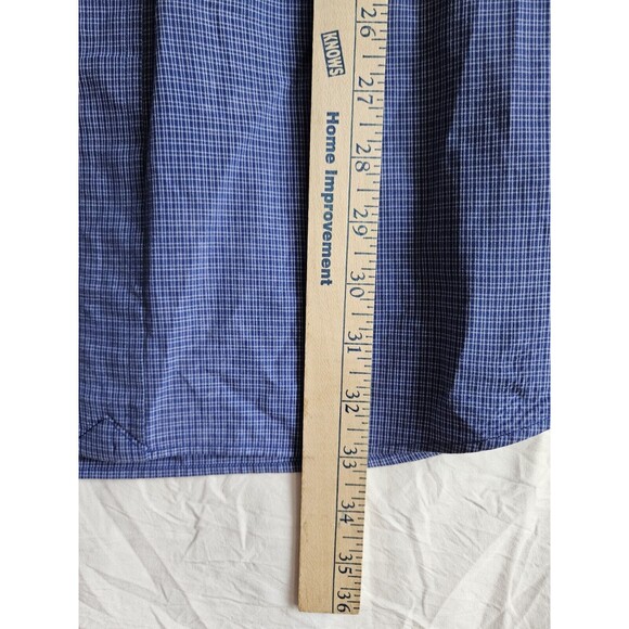 Ralph Lauren Shirt Men's Sz XL Long Sleeve Button Down Blake Blue Plaid Pony EUC - Picture 5 of 7